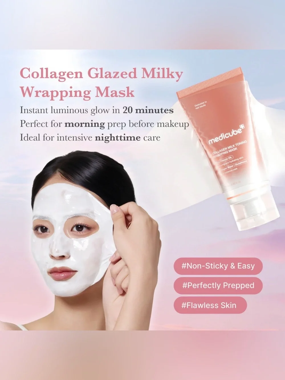 Medicube Collagen Milk Toning Wrapping Mask